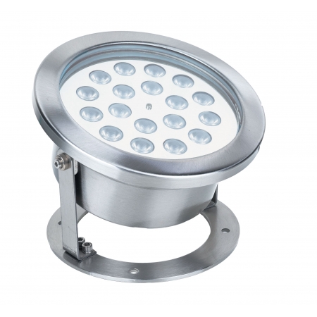 Reflektor podwodny LED  PXYH215G 24 / 30 / 36 / 54 / 72 / 90 Watt, dowolny kolor + RGB  IP68 stal nierdz.